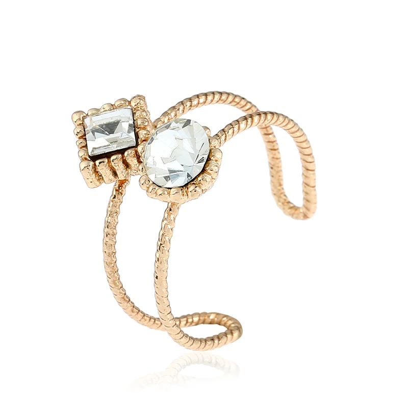 MIARA.L simple wind color gold without color hemp rope square round zircon ring women's non - sensitive alloy jewelry wholesale
MIARA.L simple wind color gold without color hemp rope square round zircon ring women's non - sensitive alloy jewelry wholesale