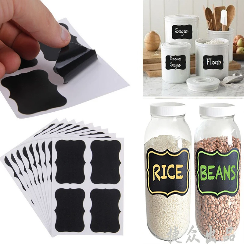 10Pcs Chalkboard Label Sticker Board Adesivos Kitchen Jar Blackboard Decoration Papelaria Stickers Office Supplies
10Pcs Chalkboard Label Sticker Board Adesivos Kitchen Jar Blackboard Decoration Papelaria Stickers Office Supplies