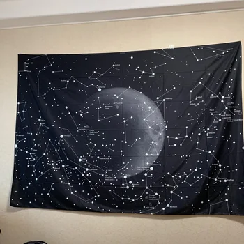 Enipate Psychedelic Constellation Galaxy Space Pattern Tapestry Wall Hanging Light-weight Polyester Fabric Wall Decor Home
Enipate Psychedelic Constellation Galaxy Space Pattern Tapestry Wall Hanging Light-weight Polyester Fabric Wall Decor Home