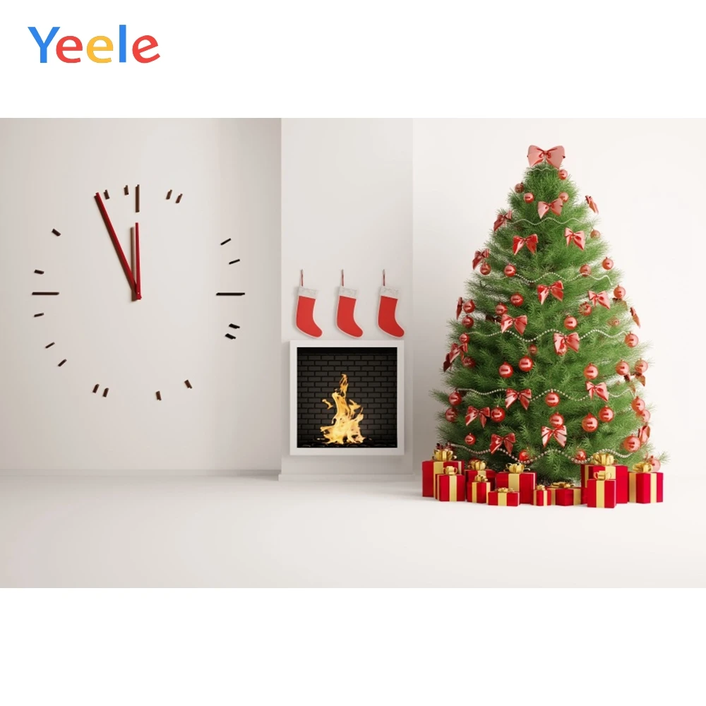 Yeele Christmas Tree Stocking Fireplace Clock Wall Deco for Home Photography Backgrounds Photographic Backdrops for Photo Studio
Yeele Christmas Tree Stocking Fireplace Clock Wall Deco for Home Photography Backgrounds Photographic Backdrops for Photo Studio