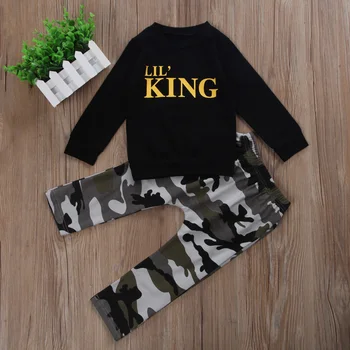2pcs Newborn Infant Baby Boy Kids Shirt Top+Pants Clothes Outfits Camouflage Set
2pcs Newborn Infant Baby Boy Kids Shirt Top+Pants Clothes Outfits Camouflage Set