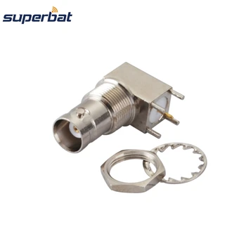 Superbat 10pcs BNC Thru Hole Jack Female Bulkhead Right Angle PCB Mount RF Coaxial Connector
Superbat 10pcs BNC Thru Hole Jack Female Bulkhead Right Angle PCB Mount RF Coaxial Connector