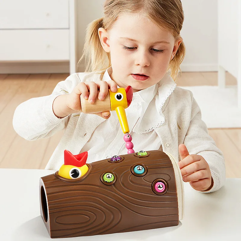 The birds catch worms Magnetic toys funny Feeding bugs to woodpecker game wooden toy gift for Children
The birds catch worms Magnetic toys funny Feeding bugs to woodpecker game wooden toy gift for Children