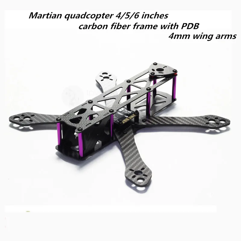 DIY FPV mini drone Martian 4/5/6 inches quadocpter frame 4mm -15mm 4mm wing arms
DIY FPV mini drone Martian 4/5/6 inches quadocpter frame 4mm -15mm 4mm wing arms