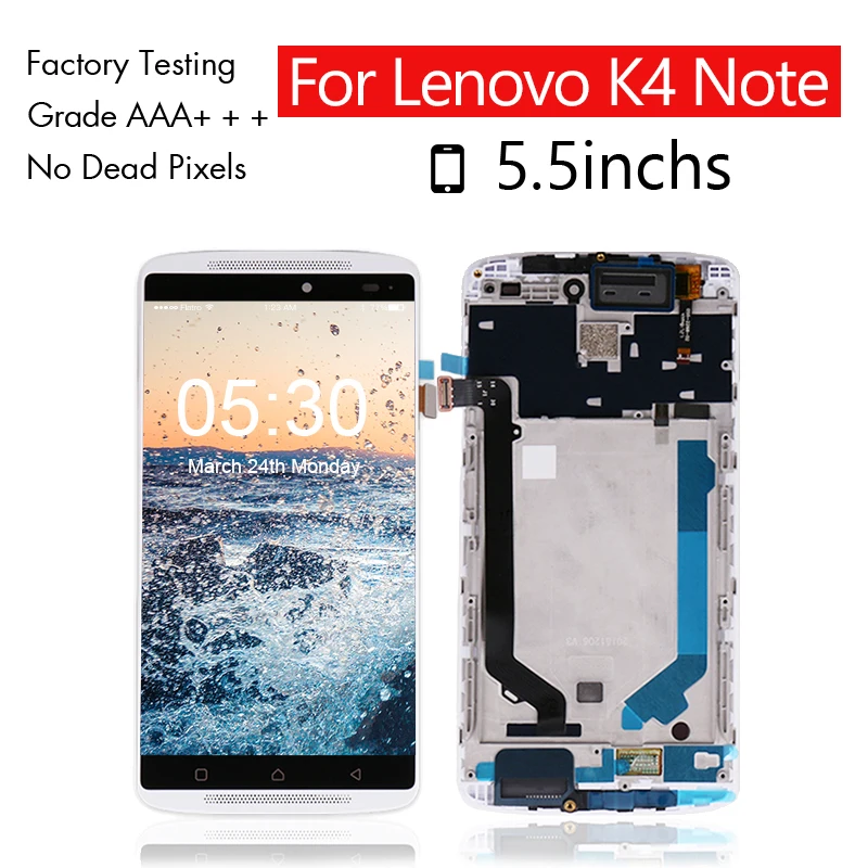 LCD For Lenovo K51c78 K4 Note A7010 Display Touch Screen Digitizer with Frame For Lenovo K4 Note LCD Display lcd screen
LCD For Lenovo K51c78 K4 Note A7010 Display Touch Screen Digitizer with Frame For Lenovo K4 Note LCD Display lcd screen
