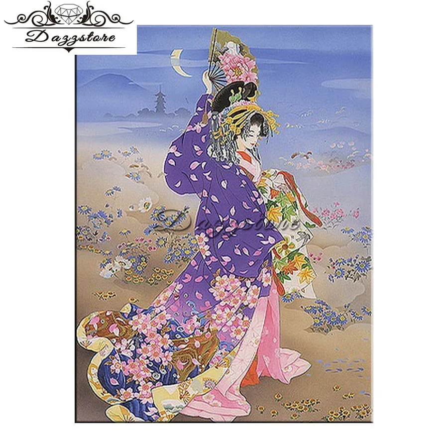 5D Diy Diamond painting cross stitch japanese geisha full square drill rhinestone embroidery icon diamond mosaic home decor gift
5D Diy Diamond painting cross stitch japanese geisha full square drill rhinestone embroidery icon diamond mosaic home decor gift