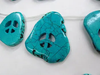 Top Drilled -- 25-70mm full strand high quality turquoise DIY beads Freeform slab Window Carved blue green Pendant
Top Drilled -- 25-70mm full strand high quality turquoise DIY beads Freeform slab Window Carved blue green Pendant