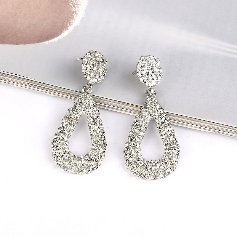 2019 Fashion Gold silver Drop Earrings for Women Statement Big Geometric Metal Earring Women's Hanging Earrings Modern Jewelry
2019 Fashion Gold silver Drop Earrings for Women Statement Big Geometric Metal Earring Women's Hanging Earrings Modern Jewelry