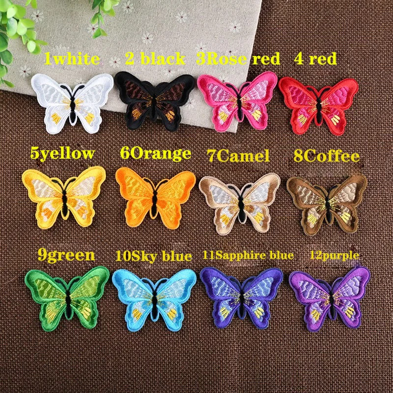 Beautiful12-color embroidery theme butterfly decals decoration repair embroidery decals DIY CLO
Beautiful12-color embroidery theme butterfly decals decoration repair embroidery decals DIY CLO