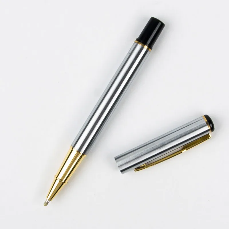 BAOER 801 Black Silver Business Metal Roller ball Pen 0.5mm Nib Gold Clip rollerball Pen office School Supplies
BAOER 801 Black Silver Business Metal Roller ball Pen 0.5mm Nib Gold Clip rollerball Pen office School Supplies