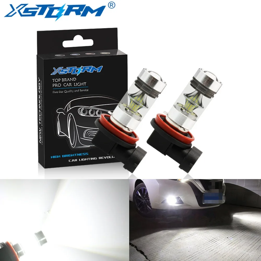 H8 H11 Super Bright LED Bulbs Fog Lights DRL Driving Tail Lamp Car Light Source parking 1250LM 12V - 24V 100W 6000K White
H8 H11 Super Bright LED Bulbs Fog Lights DRL Driving Tail Lamp Car Light Source parking 1250LM 12V - 24V 100W 6000K White