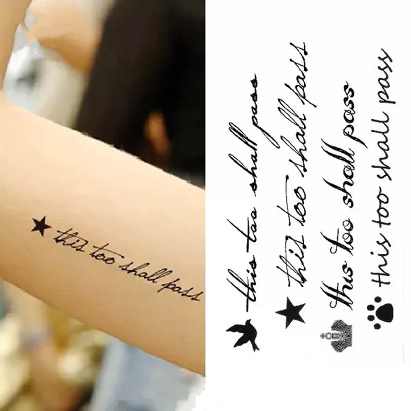 Waterproof Temporary Tattoo Sticker on body art cartoon words Water Transfer flash tattoo fake tattoo girl boy free shipping
Waterproof Temporary Tattoo Sticker on body art cartoon words Water Transfer flash tattoo fake tattoo girl boy free shipping
