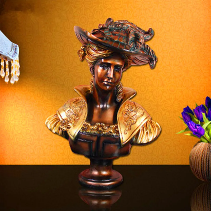 Figures Half-Length Photo Or Portrait Occident Beauty Girl Statue European Style Home Furnishing Articles G1324
Figures Half-Length Photo Or Portrait Occident Beauty Girl Statue European Style Home Furnishing Articles G1324