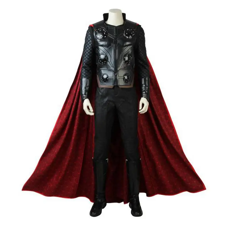 

Thor Cosplay Costume The Avengers Infinity War Cosplay Outfit Superhero Halloween Clothes Party Custom Made Adult Men