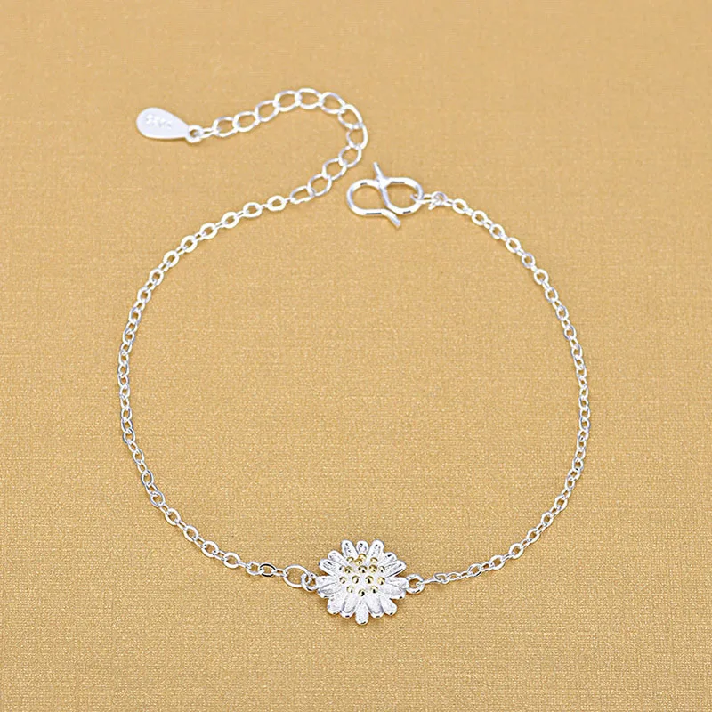 Silver Color Jewelry Daisy Flower Charm Bracelets Anklet for Women Girls Friend Foot Barefoot Leg Jewelry
Silver Color Jewelry Daisy Flower Charm Bracelets Anklet for Women Girls Friend Foot Barefoot Leg Jewelry