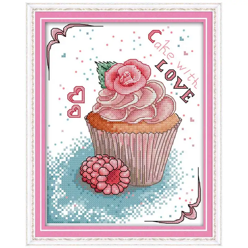 Love cake counted cross stitch printed on the canvas DMC 11CT 14CT DIY kit Cross Stitch embroidery needlework Sets home decor
Love cake counted cross stitch printed on the canvas DMC 11CT 14CT DIY kit Cross Stitch embroidery needlework Sets home decor