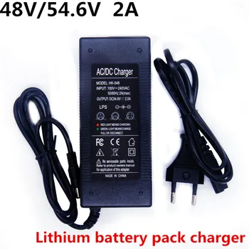 New 54.6V 2A Charger 13 S 48V Lithium Ion Battery Liitokala Charger Output DC 54.6V Lithium Polymer Battery Charger 
New 54.6V 2A Charger 13 S 48V Lithium Ion Battery Liitokala Charger Output DC 54.6V Lithium Polymer Battery Charger