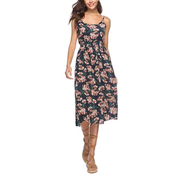 Pop Dress Summer Print Floral Dresses Off Shoulder Holiday Causal Chiffon Dress A-Line Empire Sleeveless Elbise Sukienki
Pop Dress Summer Print Floral Dresses Off Shoulder Holiday Causal Chiffon Dress A-Line Empire Sleeveless Elbise Sukienki