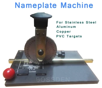 BOSSDEN Manual Emboss Machine Press on Matel Dog Tag Hand Signage Machine Model no. Date PVC Marking machine Nameplate machine
BOSSDEN Manual Emboss Machine Press on Matel Dog Tag Hand Signage Machine Model no. Date PVC Marking machine Nameplate machine