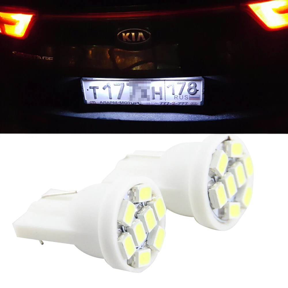 No Error For Kia Sportage 2016 2017 KX5 White LED Number License Plate Light Lamp with 1206 8SMD 12V Tail light sourcing
No Error For Kia Sportage 2016 2017 KX5 White LED Number License Plate Light Lamp with 1206 8SMD 12V Tail light sourcing
