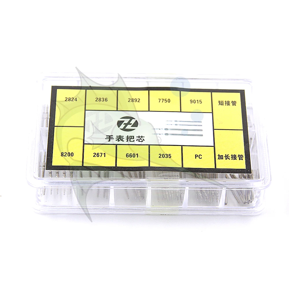 High Quality Assortment Watch Stem Kit ETA 2824/2836/2982/7750/9015/8200/2671/6601/2035 Watch Stem extender parts for watchmaker
High Quality Assortment Watch Stem Kit ETA 2824/2836/2982/7750/9015/8200/2671/6601/2035 Watch Stem extender parts for watchmaker