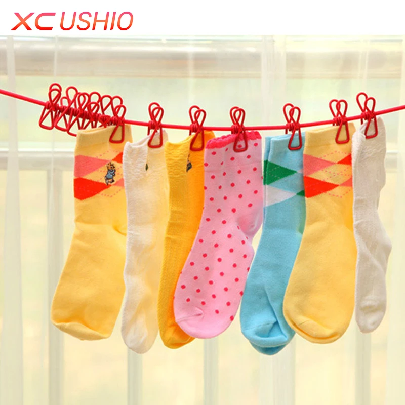 Outdoor Camping Elastic Washing Line With 12 Clips Travel Portable Retractable Clothesline Home Socks Underwear Clothes Hanger
Outdoor Camping Elastic Washing Line With 12 Clips Travel Portable Retractable Clothesline Home Socks Underwear Clothes Hanger