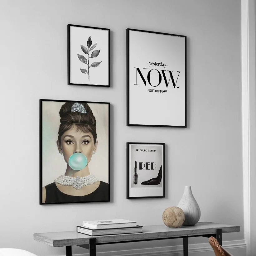 Red Lipstick High Heels Audrey Hepburn Wall Art Canvas Painting Nordic Posters And Prints Wall Pictures For Living Room Decor
Red Lipstick High Heels Audrey Hepburn Wall Art Canvas Painting Nordic Posters And Prints Wall Pictures For Living Room Decor