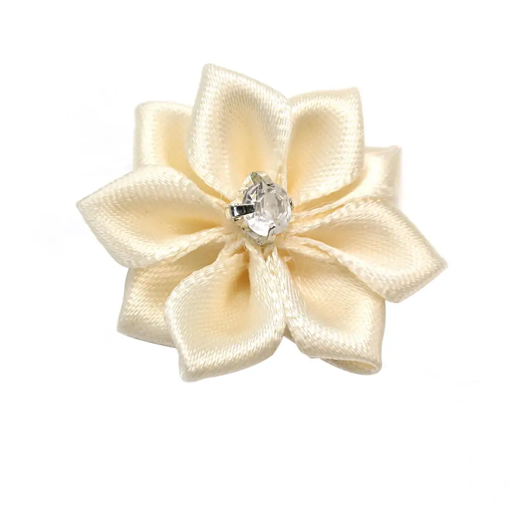 40Pcs Crystal Rhinestone Decoration Satin Ribbon Flower Appliques Crafts Artificial Flower For Bridal Wedding Bouquet Decoration
40Pcs Crystal Rhinestone Decoration Satin Ribbon Flower Appliques Crafts Artificial Flower For Bridal Wedding Bouquet Decoration