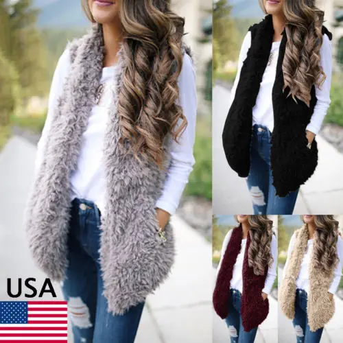 New Winter Fleece Vest Jacket Women Warm Gilet Outwear Long Slim Vest Faux Fur Waistcoat Jacket Winter Lady Fashion Casual Coat
New Winter Fleece Vest Jacket Women Warm Gilet Outwear Long Slim Vest Faux Fur Waistcoat Jacket Winter Lady Fashion Casual Coat