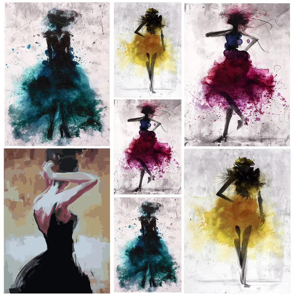 1* Nordic Watercolor Dancers Spray Painting Modern Home Decoration Painting Creative Gift Beautiful Painting
1* Nordic Watercolor Dancers Spray Painting Modern Home Decoration Painting Creative Gift Beautiful Painting