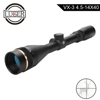 LUGER VX-3 4.5-14x40 Hunting Optic Sight Scope Tactical Duplex Reticle Riflescopes Sniper Airsoft Air Gun Rifle Scope
LUGER VX-3 4.5-14x40 Hunting Optic Sight Scope Tactical Duplex Reticle Riflescopes Sniper Airsoft Air Gun Rifle Scope
