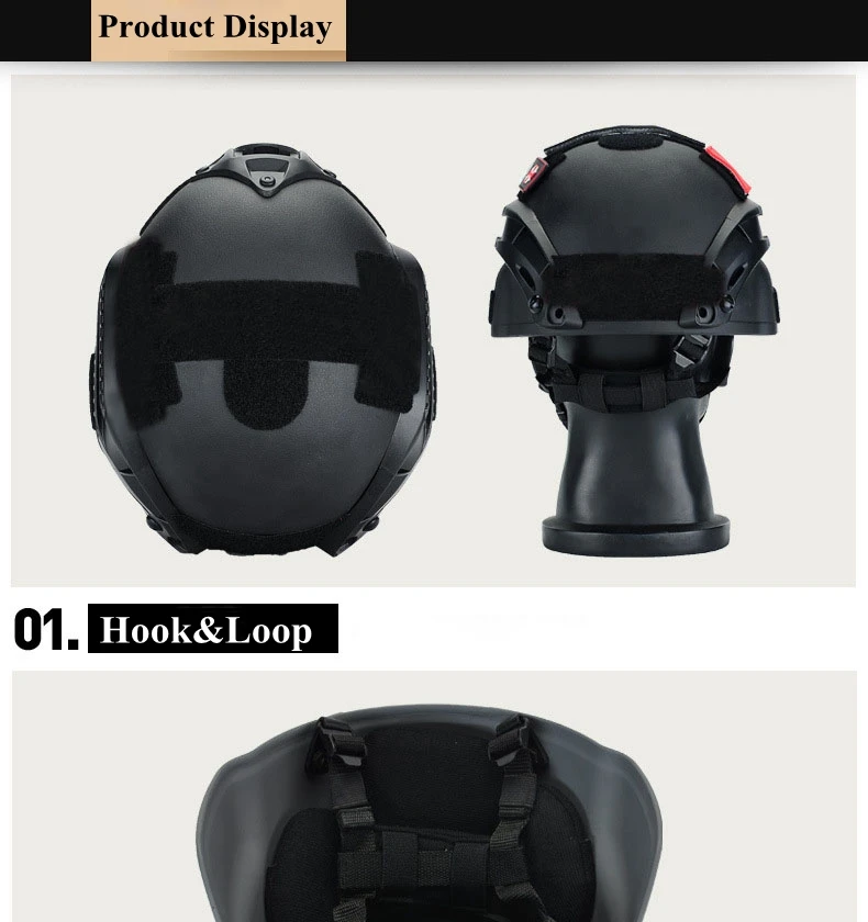 Generic MICH2000 Tactical Combat Helmet Lightweight Military Airsoft