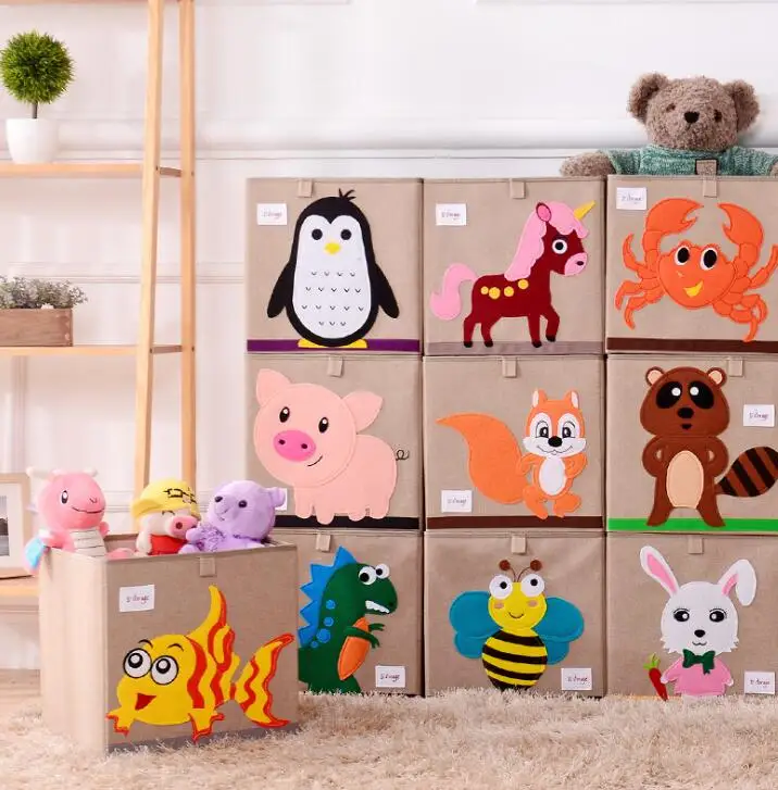 Cartoon Foldable Cotton Linen Storage Box Child Toy Groceries Clothing Organizer Environmental Protection Storage Bin
Cartoon Foldable Cotton Linen Storage Box Child Toy Groceries Clothing Organizer Environmental Protection Storage Bin