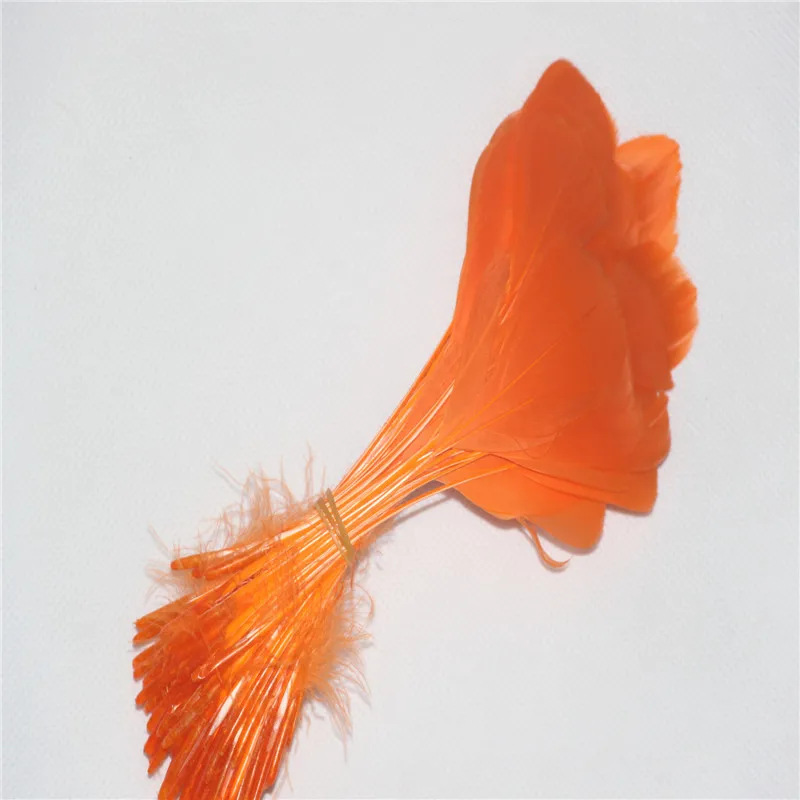 100 tear goose head 15-20cm (6-8 inches) dyed orange color jewelry accessories, decorative craft feathers,
100 tear goose head 15-20cm (6-8 inches) dyed orange color jewelry accessories, decorative craft feathers,