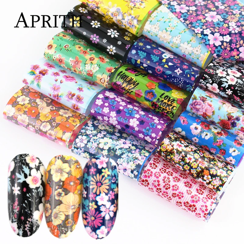 16 Designs Flower Nail Foils Nail Art Transfer Sticker Holographic Starry Paper Set 3D Trnasfer Sticker Sets on Nail Manicure
16 Designs Flower Nail Foils Nail Art Transfer Sticker Holographic Starry Paper Set 3D Trnasfer Sticker Sets on Nail Manicure