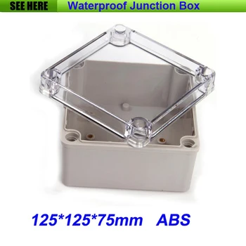 Free Shipping Good Quality ABS Material Transparent Cover IP66 Waterproof Electrical Switch Box 125*125*75mm
Free Shipping Good Quality ABS Material Transparent Cover IP66 Waterproof Electrical Switch Box 125*125*75mm