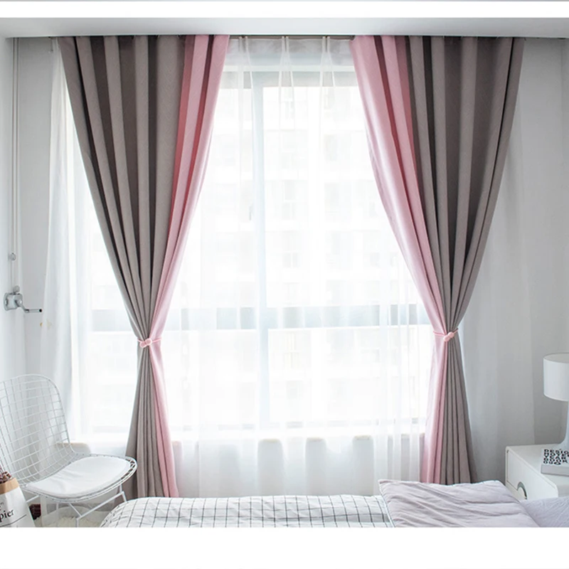 Free Shipping Polyester Window Curtains For Living Room Nordic Curtain Left And Right Biparting Open Solid Curtains
Free Shipping Polyester Window Curtains For Living Room Nordic Curtain Left And Right Biparting Open Solid Curtains