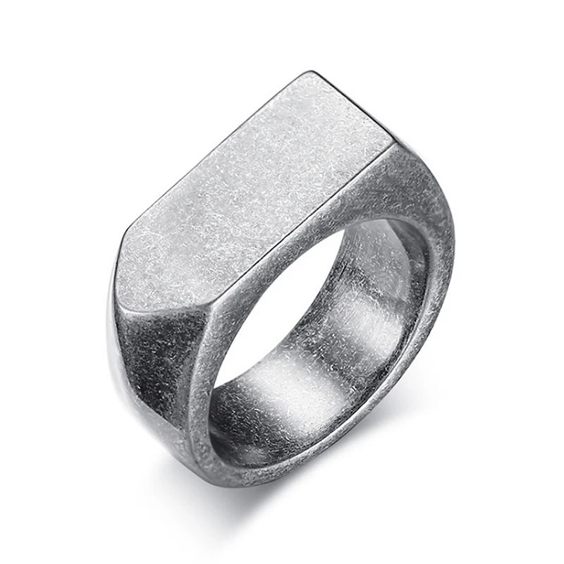 Punk Wide Arrow Retro Rings for Men Flat-top Vintage Silver Ring Stainless Steel Male Ring Jewelry 9mm US Size
Punk Wide Arrow Retro Rings for Men Flat-top Vintage Silver Ring Stainless Steel Male Ring Jewelry 9mm US Size