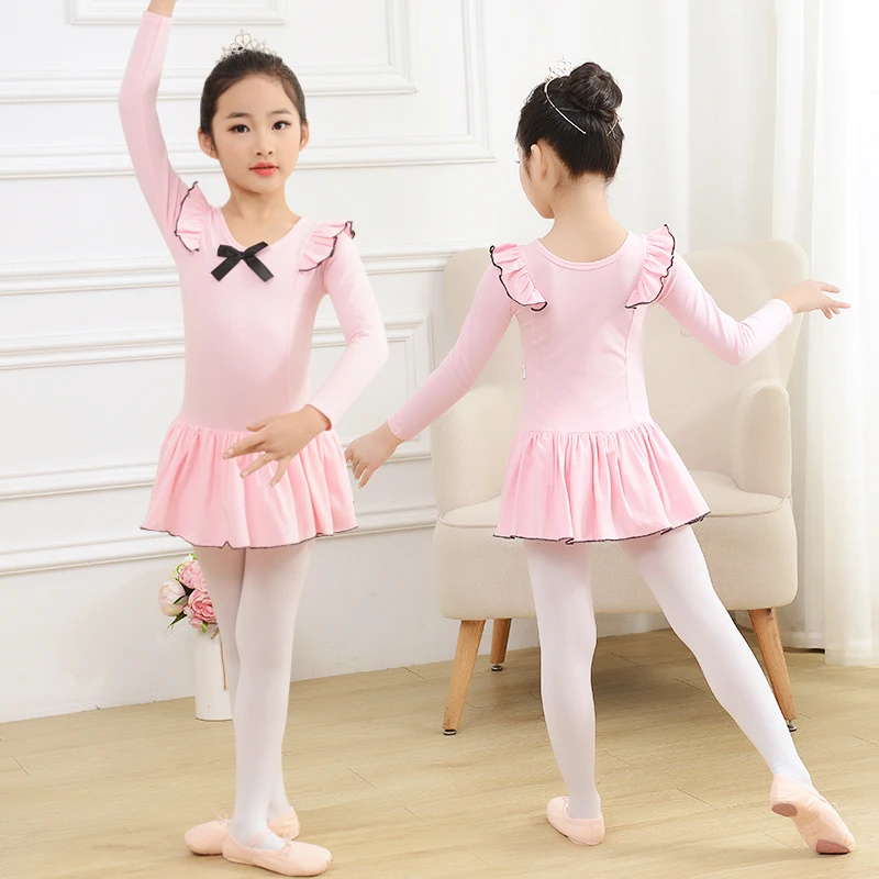USHINE Children Girls Cotton Training Dance Dress Skirt Leotard Children's Long Sleeve ballet leotard
USHINE Children Girls Cotton Training Dance Dress Skirt Leotard Children's Long Sleeve ballet leotard