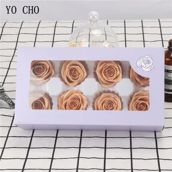YO CHO Preserved Real Rose Flower Eternal Sprayed Gold Immortal Rose Box 8 Heads Flower Anniversary Valentines Christmas Gift
YO CHO Preserved Real Rose Flower Eternal Sprayed Gold Immortal Rose Box 8 Heads Flower Anniversary Valentines Christmas Gift