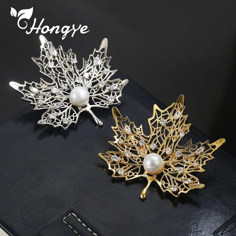 Hongye Freshwater Pearl Fine Brooches Maple Leaf Stylish Brooch for Woman AAA Zircon Insert Jewelry Brooches Pins Drop Shipping
Hongye Freshwater Pearl Fine Brooches Maple Leaf Stylish Brooch for Woman AAA Zircon Insert Jewelry Brooches Pins Drop Shipping