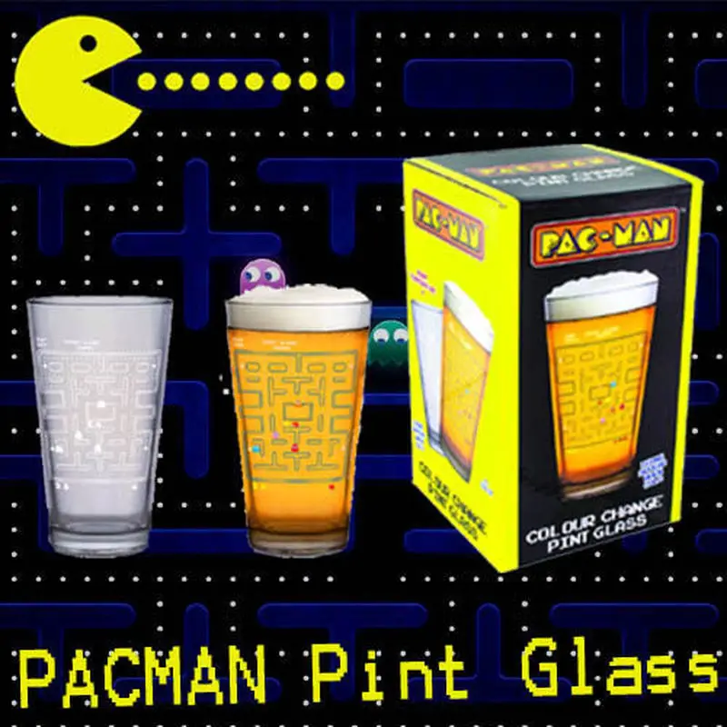 PAC Man Color Glass Pac-Man Game Glass Cold Color Beer Mug Gameboy Game Console Beer Mug Machine Color Changing Glass 16 Oz
PAC Man Color Glass Pac-Man Game Glass Cold Color Beer Mug Gameboy Game Console Beer Mug Machine Color Changing Glass 16 Oz