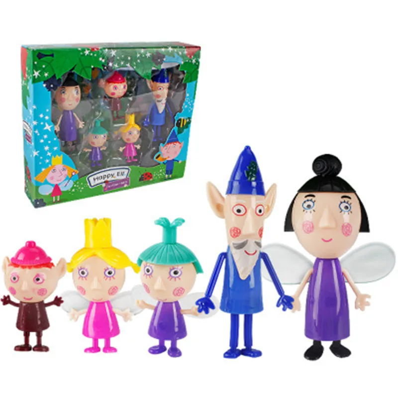 Hot 5pcs/set Ben Holly Action Figure 2-9cm PVC Figurines Ben and Holly Mini Figures Toys Kids Gift
Hot 5pcs/set Ben Holly Action Figure 2-9cm PVC Figurines Ben and Holly Mini Figures Toys Kids Gift