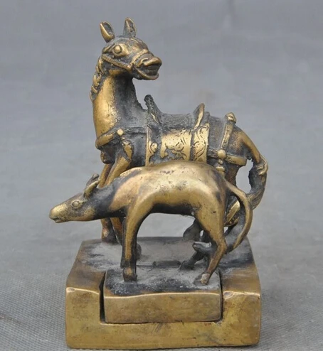 xd 003429 Old Chinese Dynasty pure bronze Feng Shui Success Horse Statue Seal Stamp signet
xd 003429 Old Chinese Dynasty pure bronze Feng Shui Success Horse Statue Seal Stamp signet