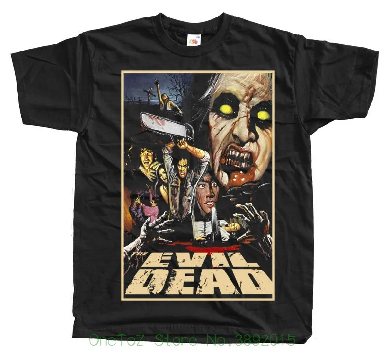T-shirt Men High Quality Tees Evil Dead V6 Horror Movie Black T Shirt All Sizes S - 5xl
T-shirt Men High Quality Tees Evil Dead V6 Horror Movie Black T Shirt All Sizes S - 5xl