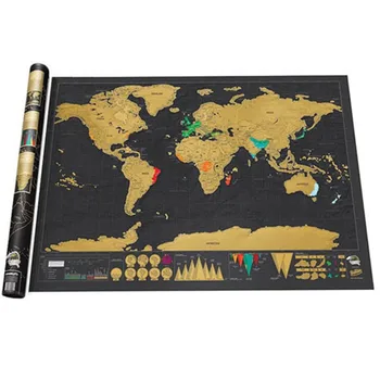 1Piece In Stock Deluxe Scratch Map / Deluxe Scratch World Map 82.5 x 59.5cm Black Map Scratch
1Piece In Stock Deluxe Scratch Map / Deluxe Scratch World Map 82.5 x 59.5cm Black Map Scratch