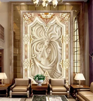 American Vintage Wall paper European embossed portrait sleeping beauty stone embossed porch background wall Murals Wallpaper
American Vintage Wall paper European embossed portrait sleeping beauty stone embossed porch background wall Murals Wallpaper