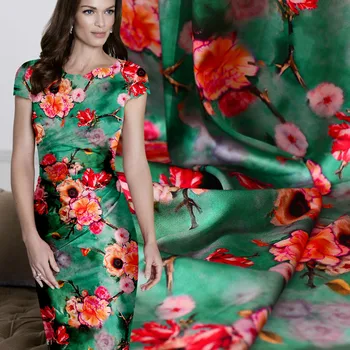 Peach silk stretch stretch satin 2018 new flower pattern digital inkjet silk fabric senior silk cloth wholesale
Peach silk stretch stretch satin 2018 new flower pattern digital inkjet silk fabric senior silk cloth wholesale