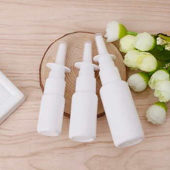 15ml/20ml/30ml White Plastic Empty Mist Nasal Spray Bottle Reusable Powder Liquid Portable Travel Sample Pump Container Bottles
15ml/20ml/30ml White Plastic Empty Mist Nasal Spray Bottle Reusable Powder Liquid Portable Travel Sample Pump Container Bottles