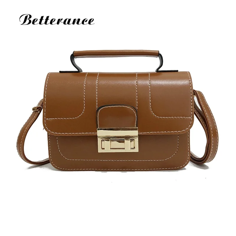 Betterance Bags For Women Messenger Bag 2019 Crossbody Bags PU Leather Small Satchels Vintage Shoulder Bags car line Handbags
Betterance Bags For Women Messenger Bag 2019 Crossbody Bags PU Leather Small Satchels Vintage Shoulder Bags car line Handbags